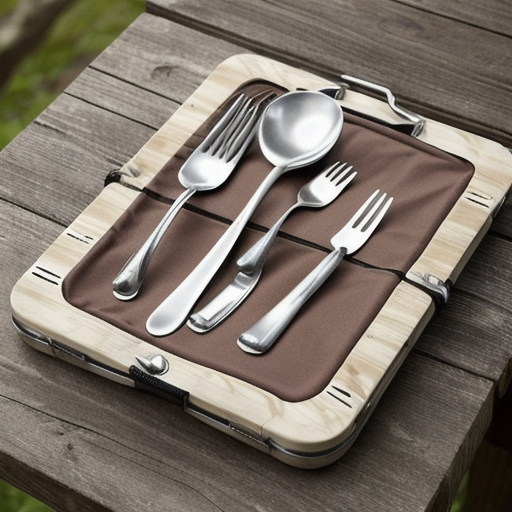 Afbeelding van Gemiddelde kosten van opvouwbare campingbesteksets