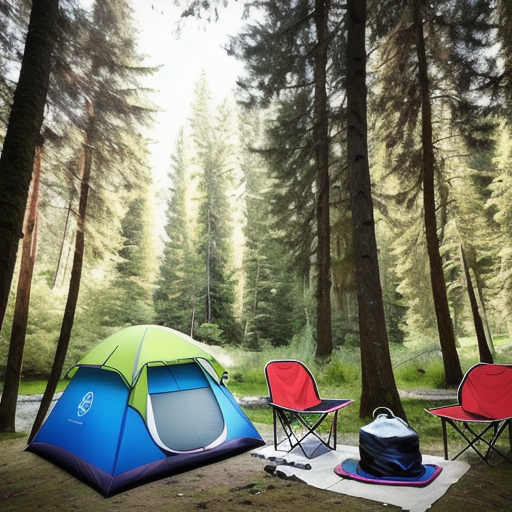 Afbeelding van Opvouwbare Kampeerstoelen en Opblaasbare Matrassen Combineren