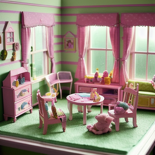 Afbeelding van Speelplezier met plastic speelgoed poppenhuizen voor kinderen