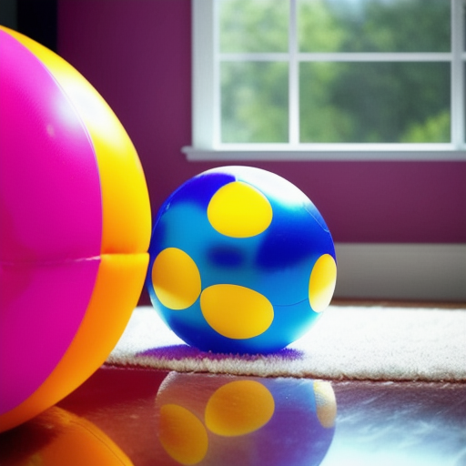 Afbeelding van Opblaasbare speelgoedballen voor thuis spelletjes gebruiken