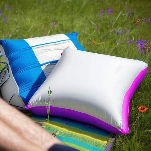 Afbeelding van Maak je eigen opblaasbare kampeerkussens thuis