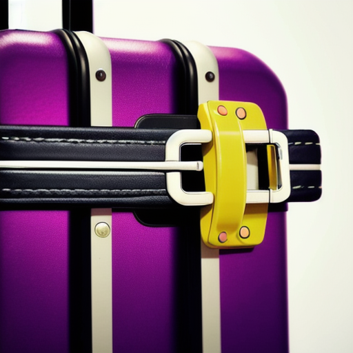 Afbeelding van Kofferriem met slot: Veiligheid voor je bagage