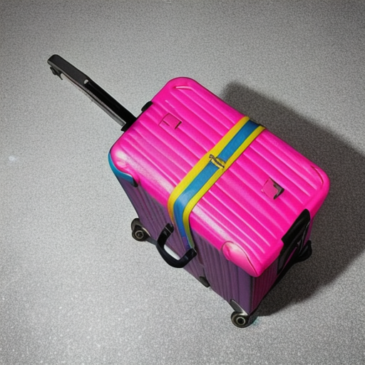 Afbeelding van Kofferriemen met slot: Veilig reizen in stijl