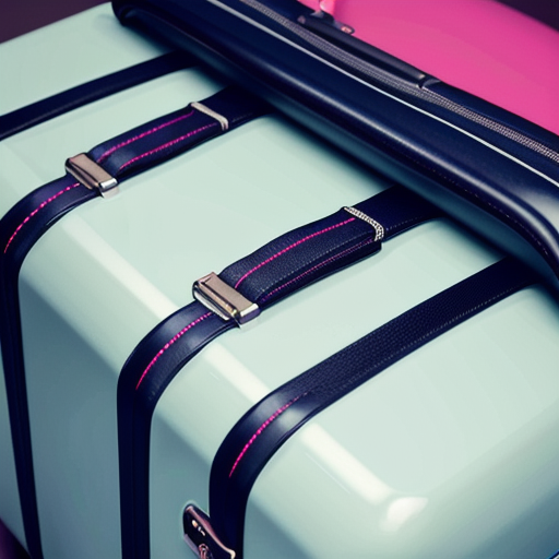 Afbeelding van Bescherm uw bagage met opvouwbare kofferriemen