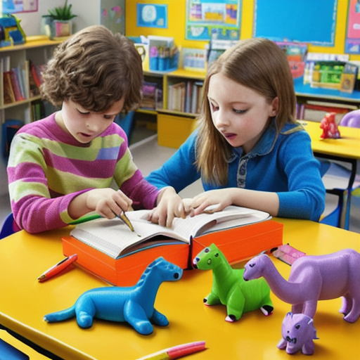 Afbeelding van Voordelen van plastic speelgoeddieren in de klas