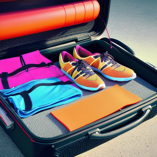 Afbeelding van Opvouwbare kofferriemen voor sportuitrusting: handig en praktisch