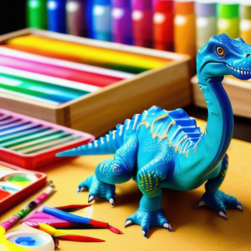 Afbeelding van Zelf plastic dinosaurussen maken voor je verzameling