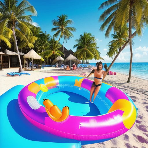 Afbeelding van Is het legaal om opblaasbare zwembanden op het strand te gebruiken?