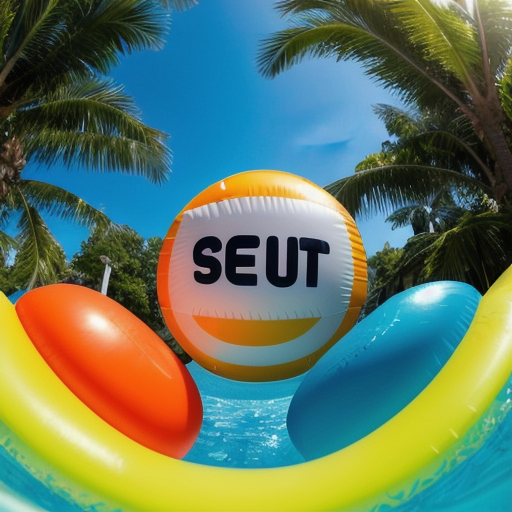 Afbeelding van Opblaasbare speelgoedballen in het zwembad: geschikt of niet?