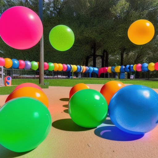 Afbeelding van Sportieve activiteiten met opblaasbare ballen voor iedereen