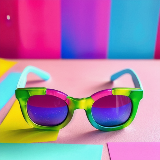 Afbeelding van Maak zelf kinderzonnebrillen met huis-tuin-en-keukenmateriaal