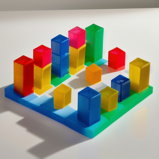 Afbeelding van Plastic speelgoedblokken voor creatieve knutselprojecten