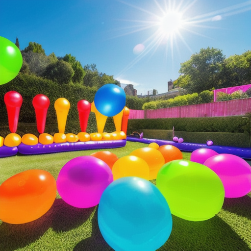 Afbeelding van Opblaasbare waterballonnen: leuk voor elk tuinfeest!