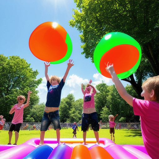 Afbeelding van Organiseer het leukste waterballonnengevecht met opblaasbare ballonnen