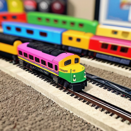 Afbeelding van Maak je eigen plastic speelgoed treinstellen eenvoudig