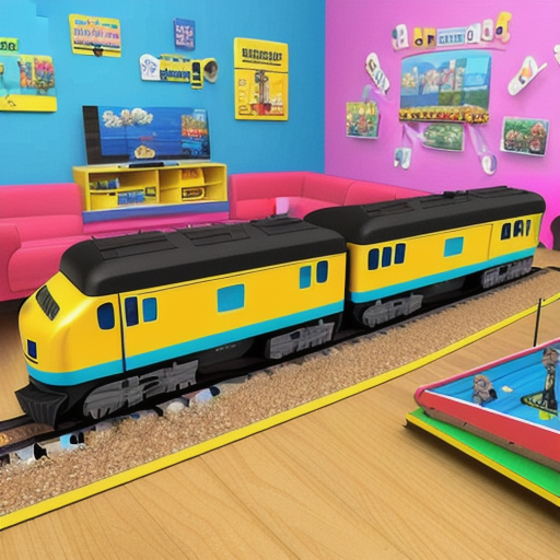 Afbeelding van Integreer digitale technologie in plastic speelgoed treinstellen