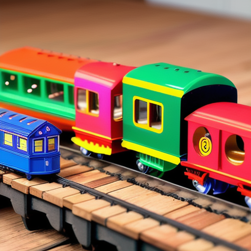 Afbeelding van Hoeveel tijd kost het maken van plastic speelgoed treinstellen?