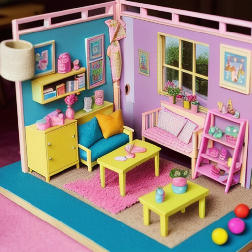 Afbeelding van Veiligheid van plastic speelgoed poppenhuizen voor kinderen