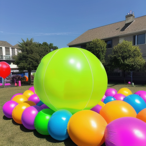 Afbeelding van Top tips voor het opblazen van opblaasbare springballen