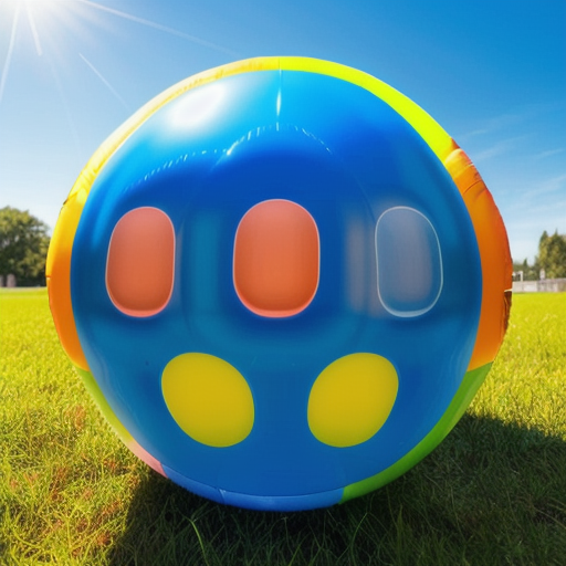 Afbeelding van Opblaasbare springballen: het perfecte zomerplezier