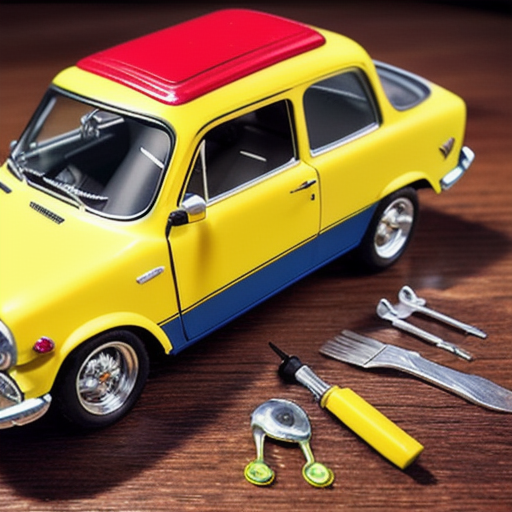 Afbeelding van Miniatuur speelgoedauto's repareren: tips en trucs