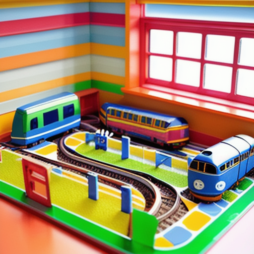 Afbeelding van Veiligheidstips voor plastic speelgoed treinstellen