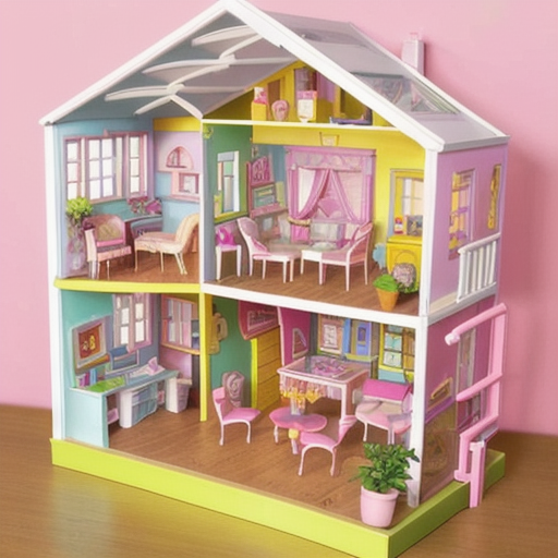Afbeelding van Top plastic speelgoed poppenhuizen voor kleine ruimtes