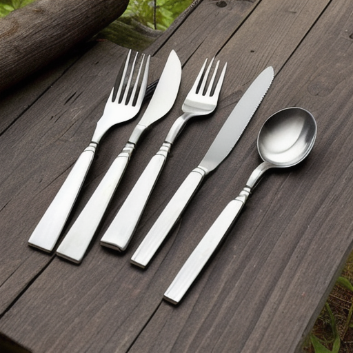 Afbeelding van Beste materialen voor opvouwbare campingbesteksets