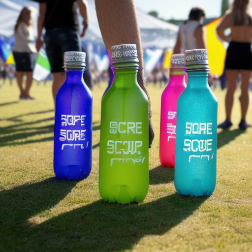 Afbeelding van Herbruikbare vliegtuigflesjes: Duurzaam festivalgenot