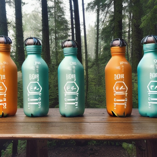 Afbeelding van Herbruikbare vliegtuigflesjes voor kamperen vinden