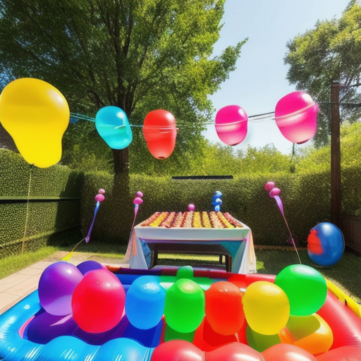 Afbeelding van Opblaasbare waterballonnen voor een geweldige barbecue