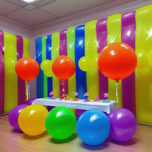 Afbeelding van Creatieve manieren voor opblaasbare waterballonnen decoratie