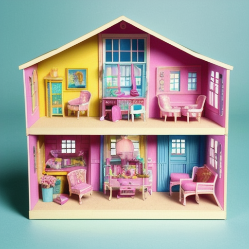 Afbeelding van Onderhoud van plastic speelgoed poppenhuizen: materiaalkeuze