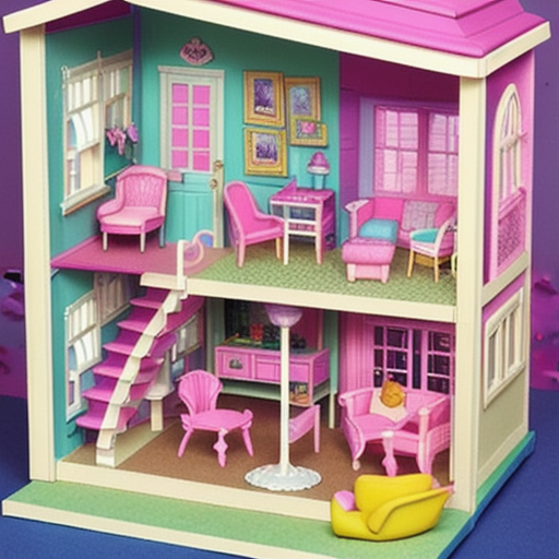 Afbeelding van Top plastic speelgoed poppenhuizen voor kinderen