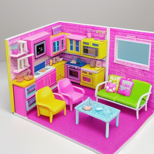 Afbeelding van Ontdek hoe je plastic speelgoed poppenhuizen gebruikt