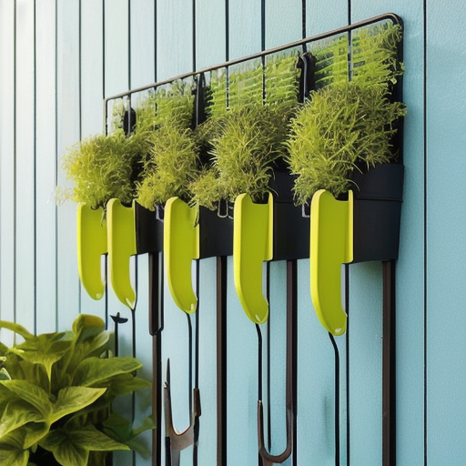 Afbeelding van Ruimte Besparen met Multifunctionele Tuinhaken in de Tuin