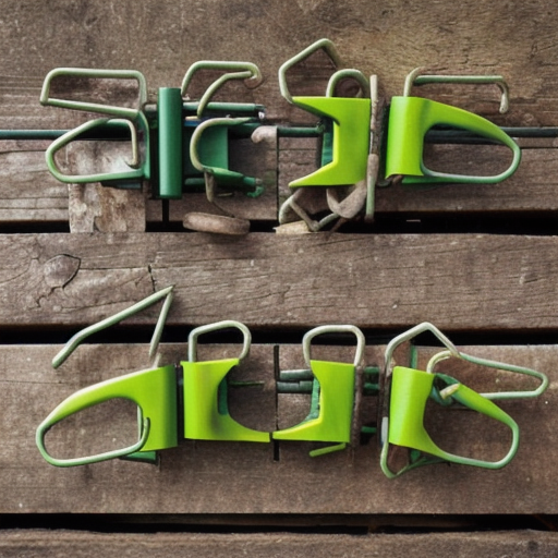 Afbeelding van Multifunctionele tuinklemmen voor plantensteunen gebruiken