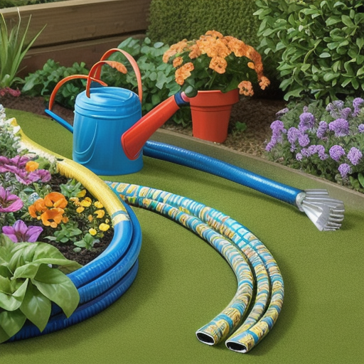 Afbeelding van Draag je opvouwbare tuinslang gemakkelijk mee tijdens het tuinieren