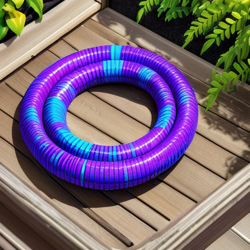 Afbeelding van Draag je opvouwbare tuinslang gemakkelijk mee tijdens tuinieren