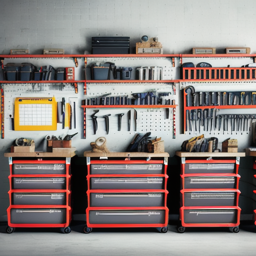 Afbeelding van Ruimtebesparing met opvouwbare gereedschapskisten