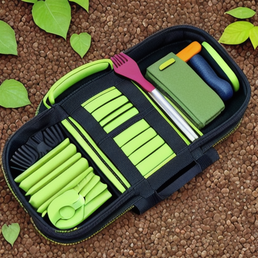 Afbeelding van Opvouwbare tuingereedschapstasjes voor kleine tuinen