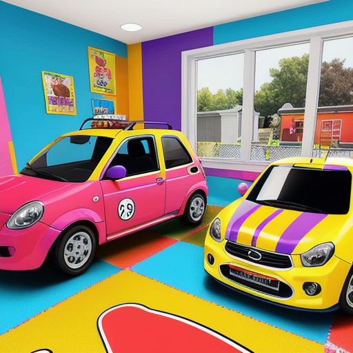 Afbeelding van Personaliseer plastic autostoeltjes voor speelgoed creatief