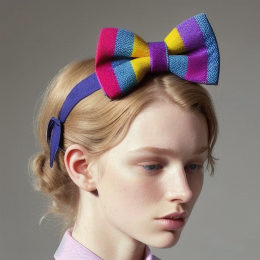 Afbeelding van Maak je eigen haarstropdasjes van huis-tuin-en-keukenmaterialen