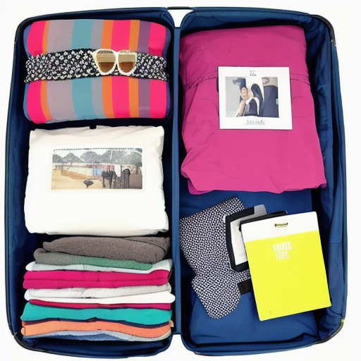 Afbeelding van Efficiënt inpakken met opvouwbare kofferorganizers