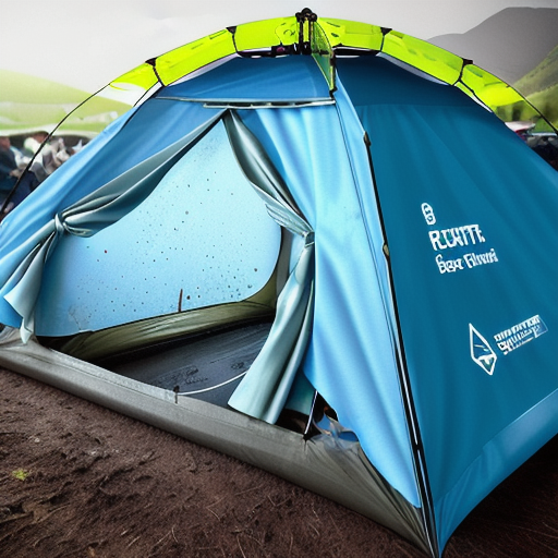 Afbeelding van Installatie van waterdichte tenthoezen voor optimaal comfort