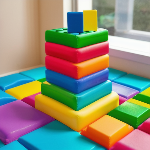 Afbeelding van De veiligste rubberen bouwblokken voor peuters