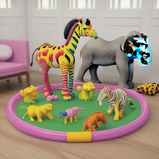 Afbeelding van Veiligste plastic speelgoeddieren voor peuters