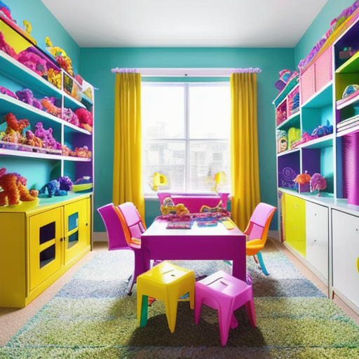 Afbeelding van Organiseer plastic speelgoeddieren in de kinderkamer