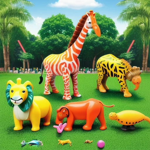 Afbeelding van Top plastic speelgoeddieren sets voor buitenavonturen