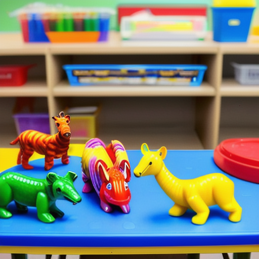 Afbeelding van Interactieve leeractiviteiten met speelgoeddieren sets